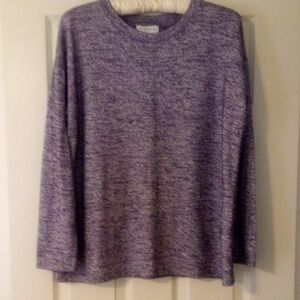 Liz Claiborne Sparkling Purple Top - Petite Large